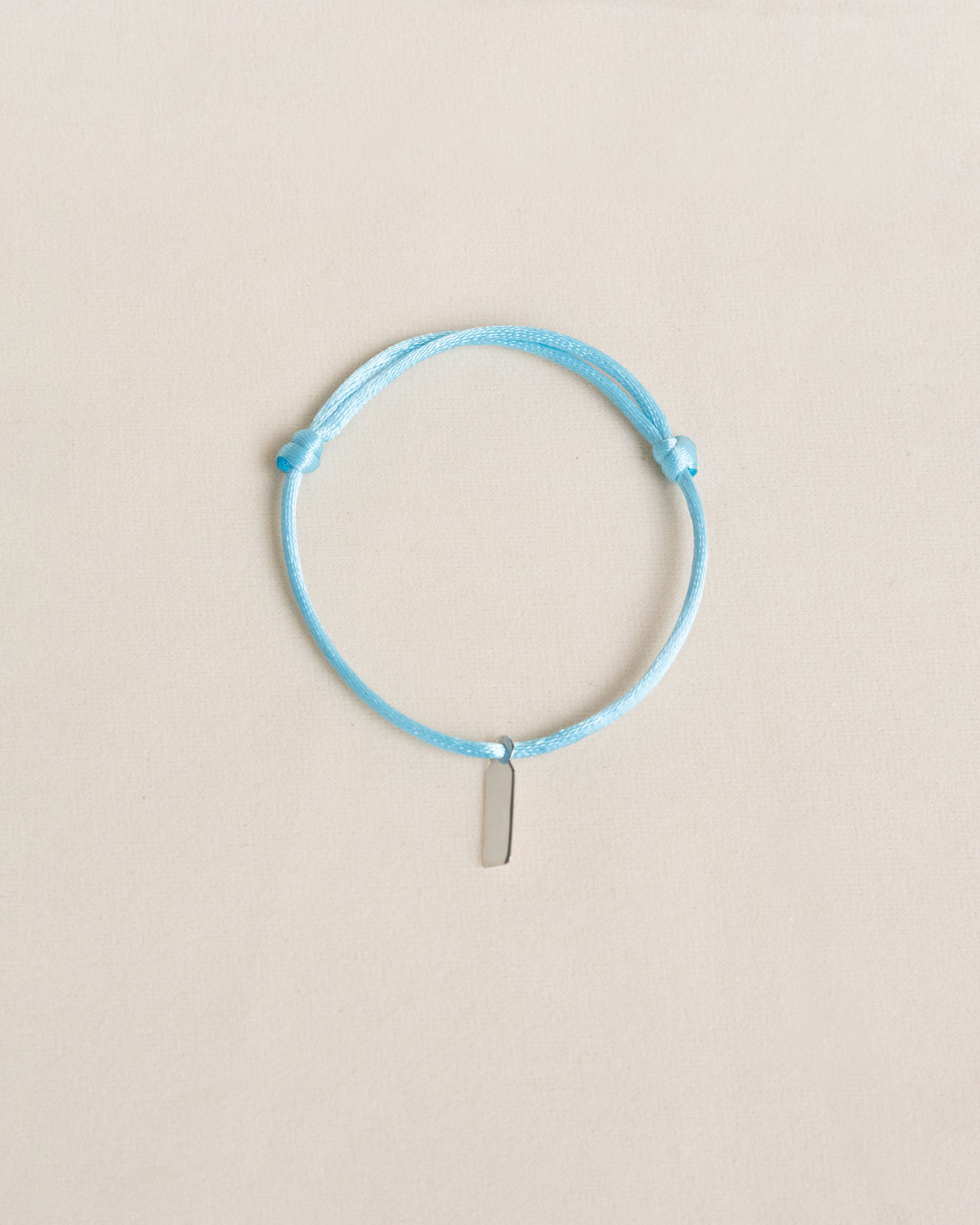 Gift-Tag Satin Cord Bracelet