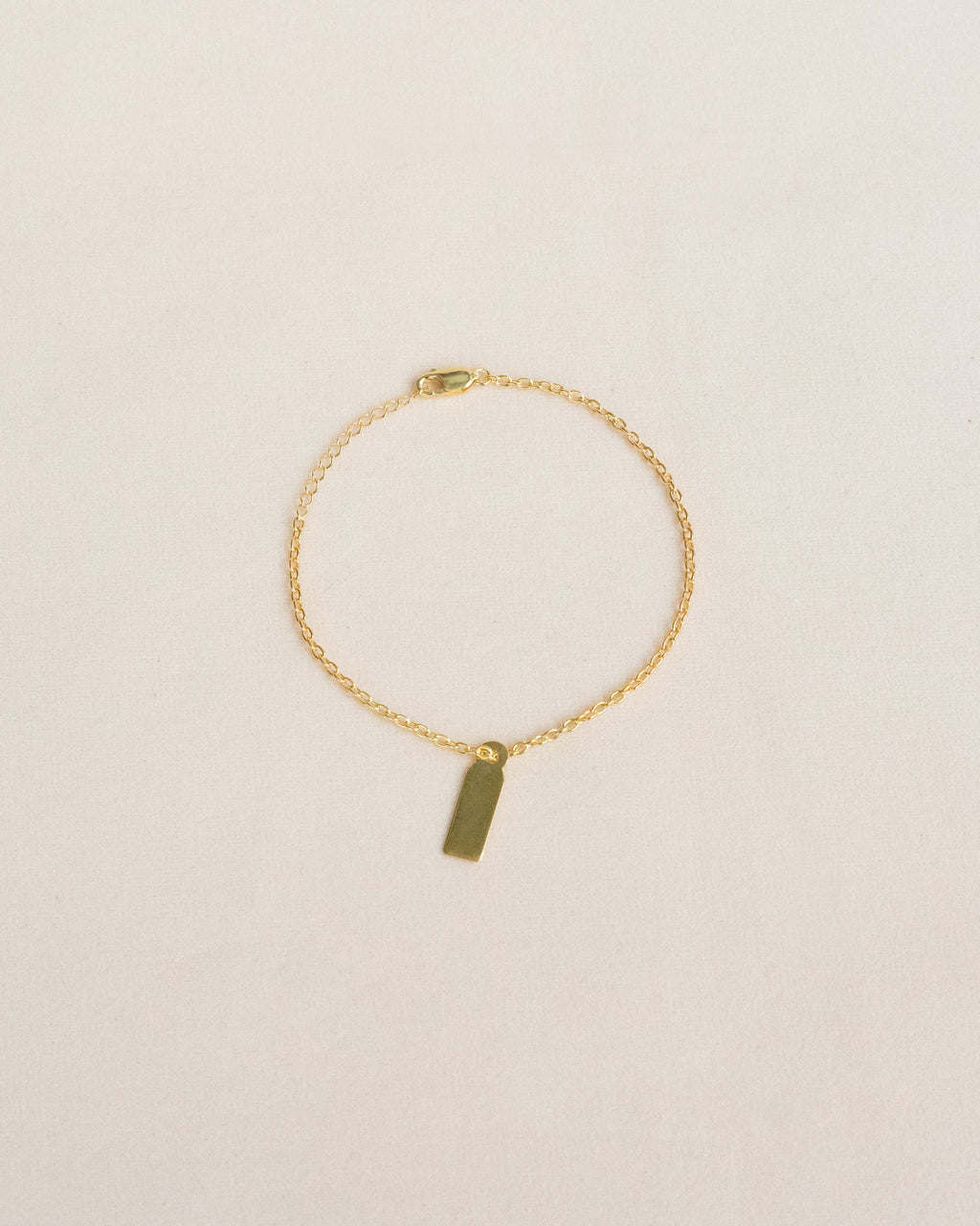 Silver Sterling Gift-Tag Chain Bracelet