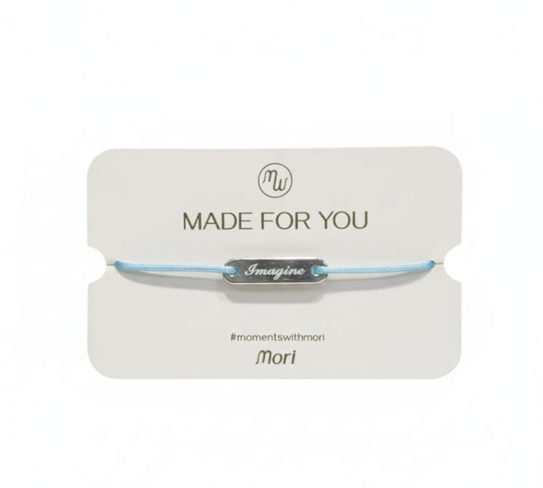 Name-Tag Satin Cord Bracelet