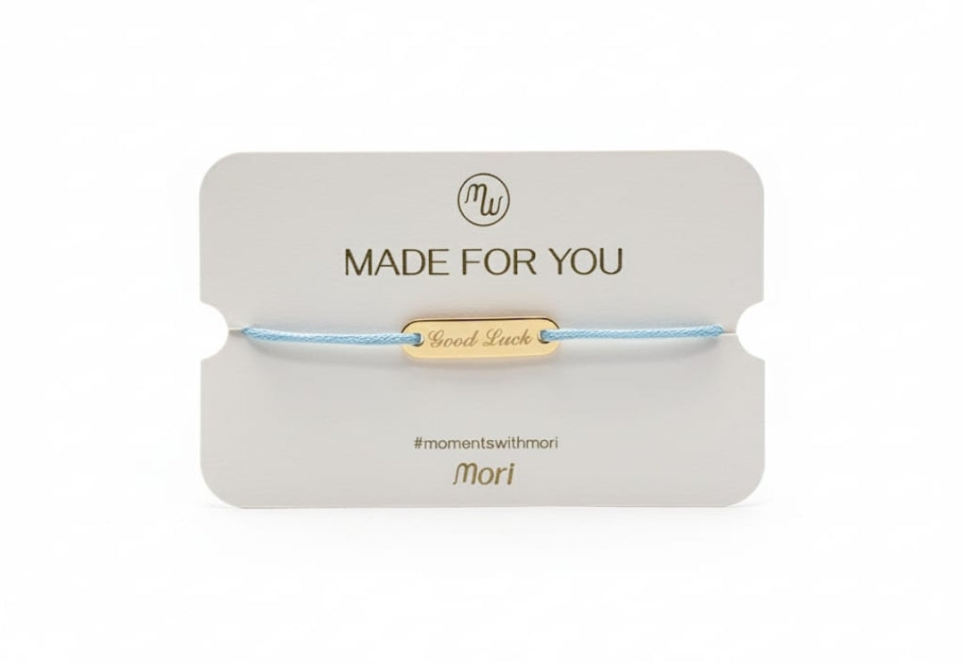 Name-Tag Satin Cord Bracelet
