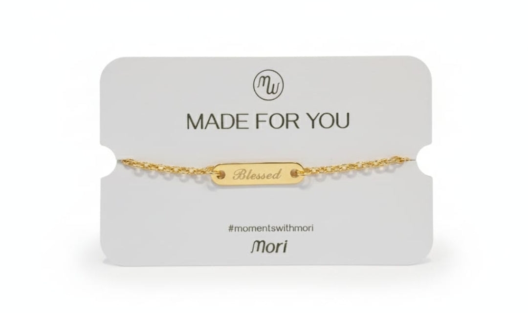 Sterling Silver Name-Tag Chain Bracelet