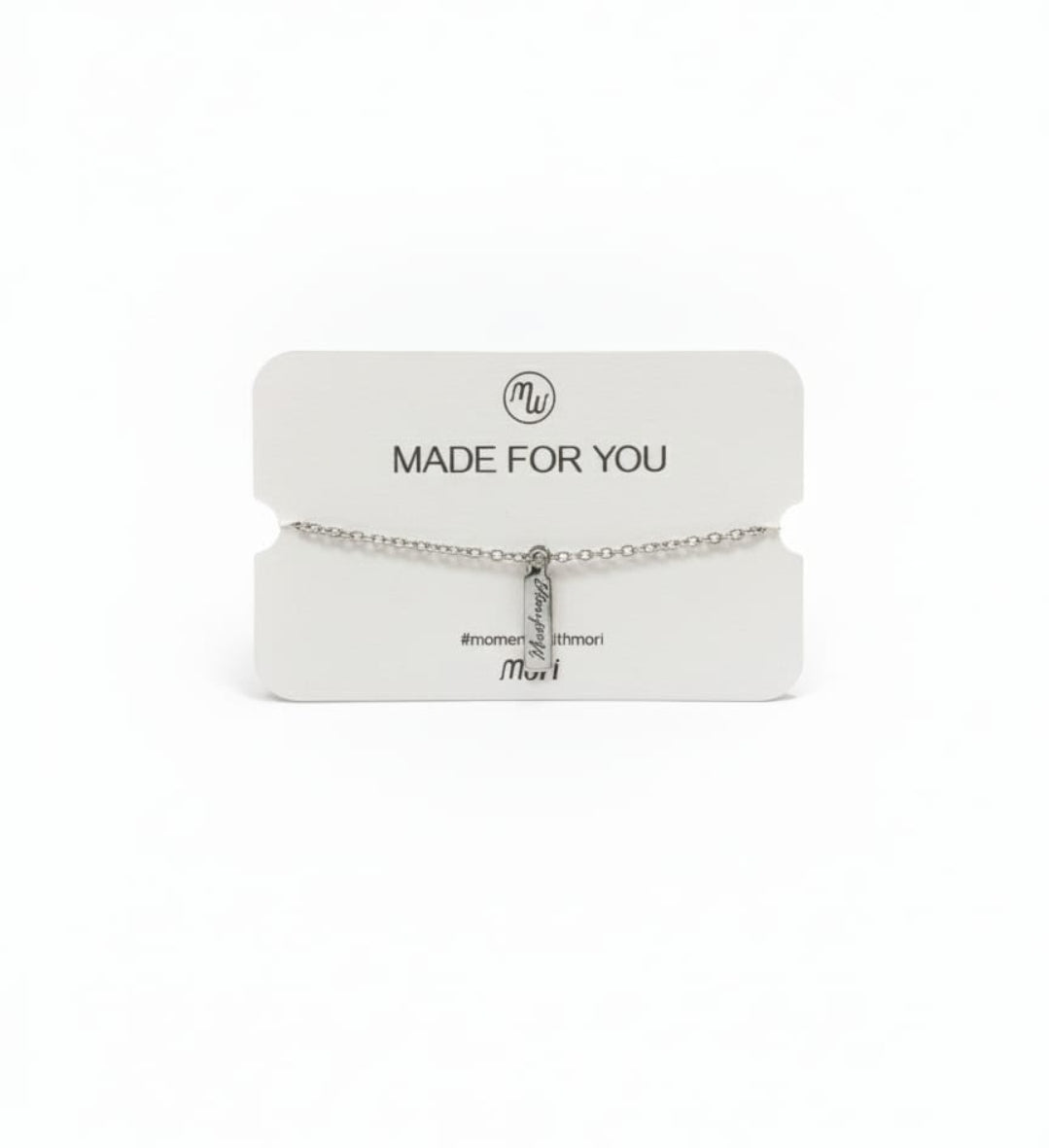 Silver Sterling Gift-Tag Chain Bracelet